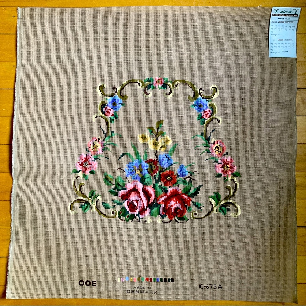 ANCHOR Danish Vintage Tapestry Needlepoint NEW